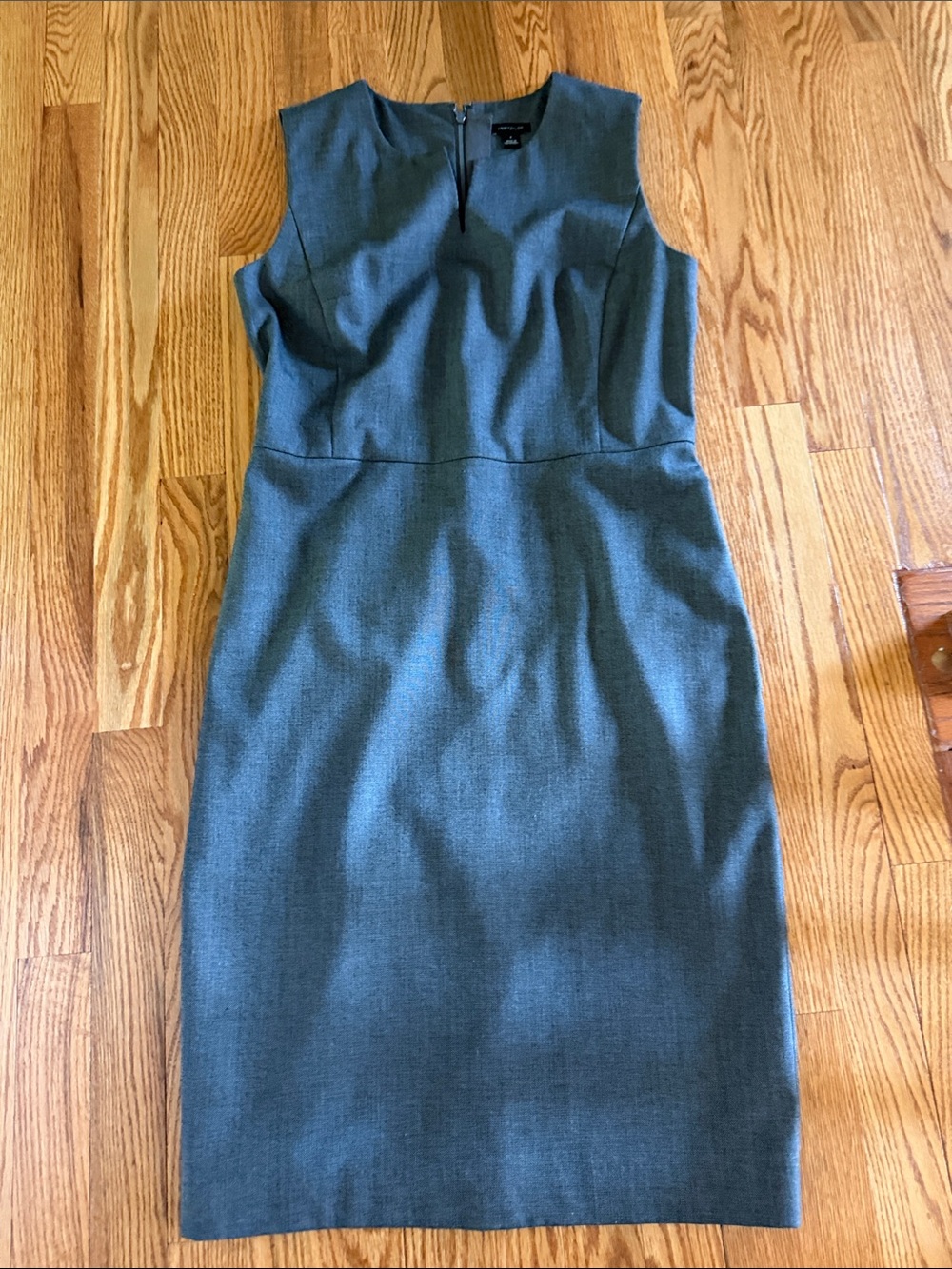 Ann Taylor Sleeveless Midi Sheath Dress in Teal